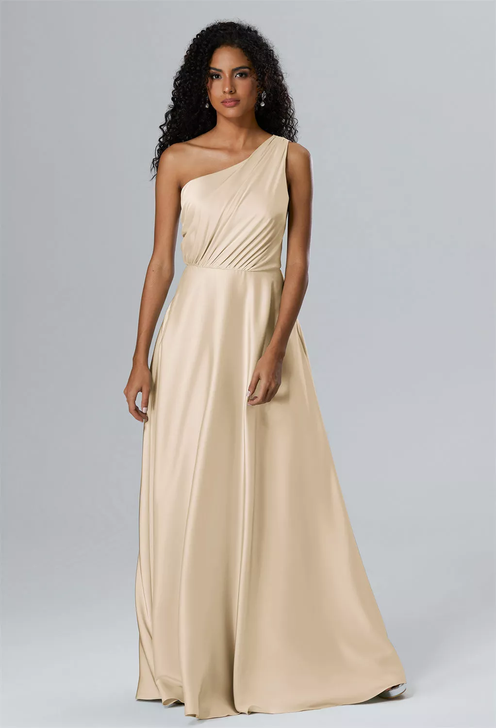 AW Nosegay Champagne  Bridesmaid Dresses